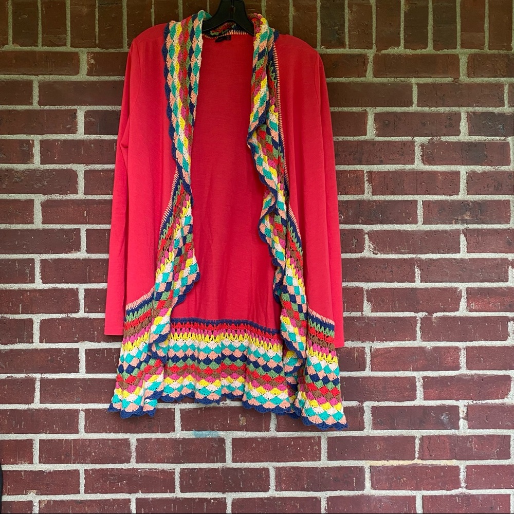So Style Women Size Small Crochet Corral Cardigan